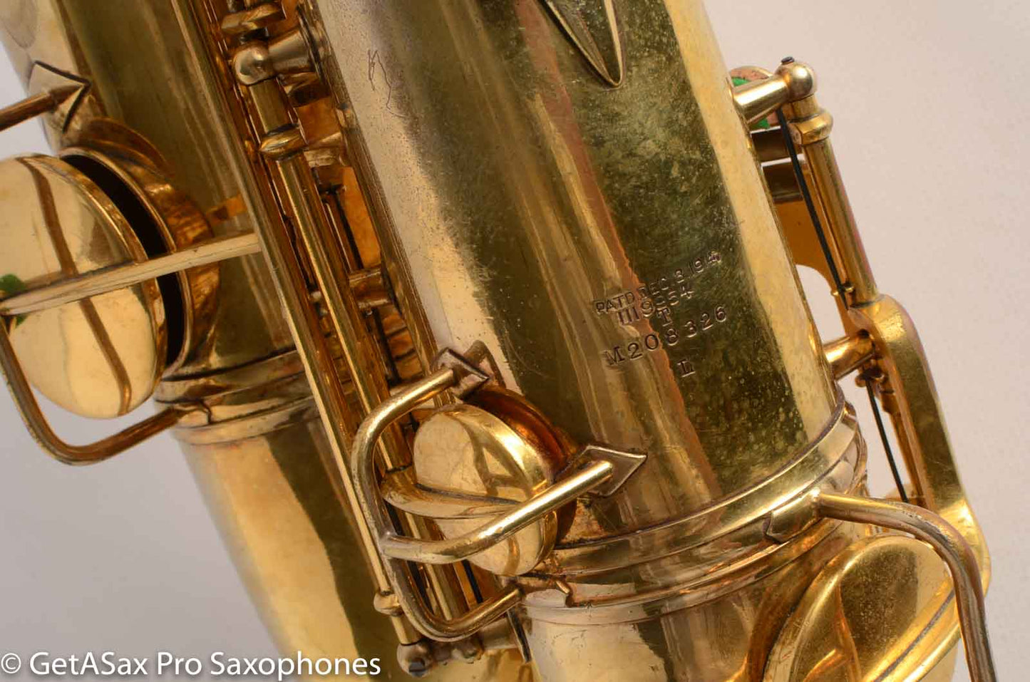 Conn Burnished Gold Plate Portrait Engraved Tenor High End Overhaul!