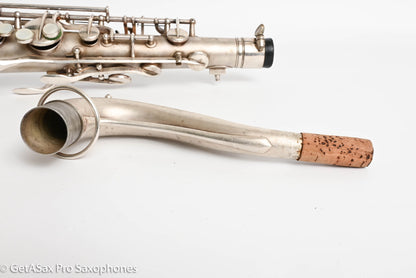 Conn New Wonder II Tenor Original Silver Excellent Condition 207184