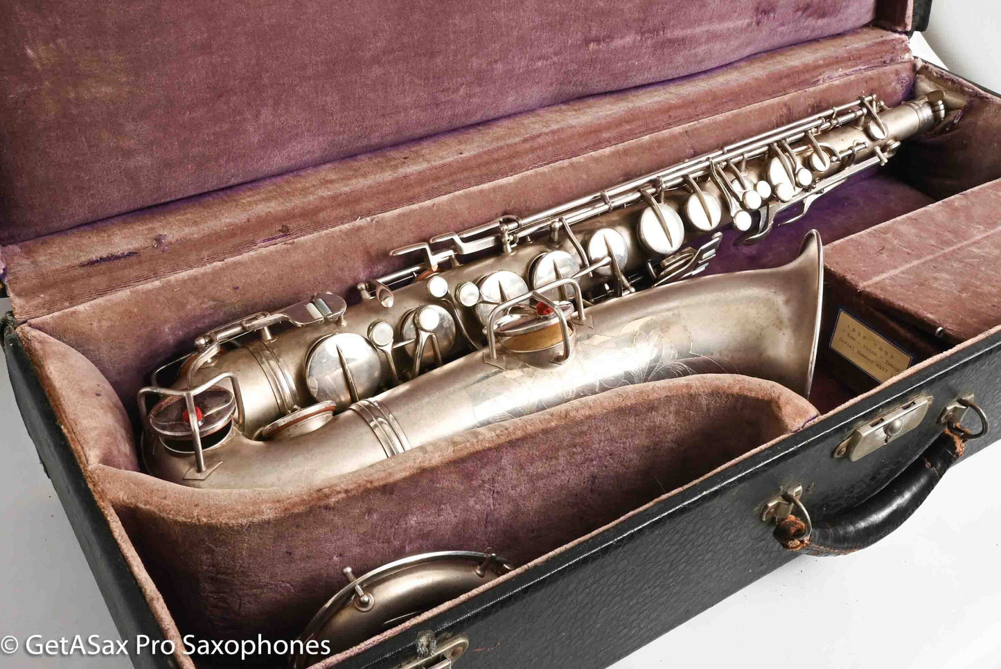 Conn New Wonder II Tenor Original Silver Excellent Condition 207184