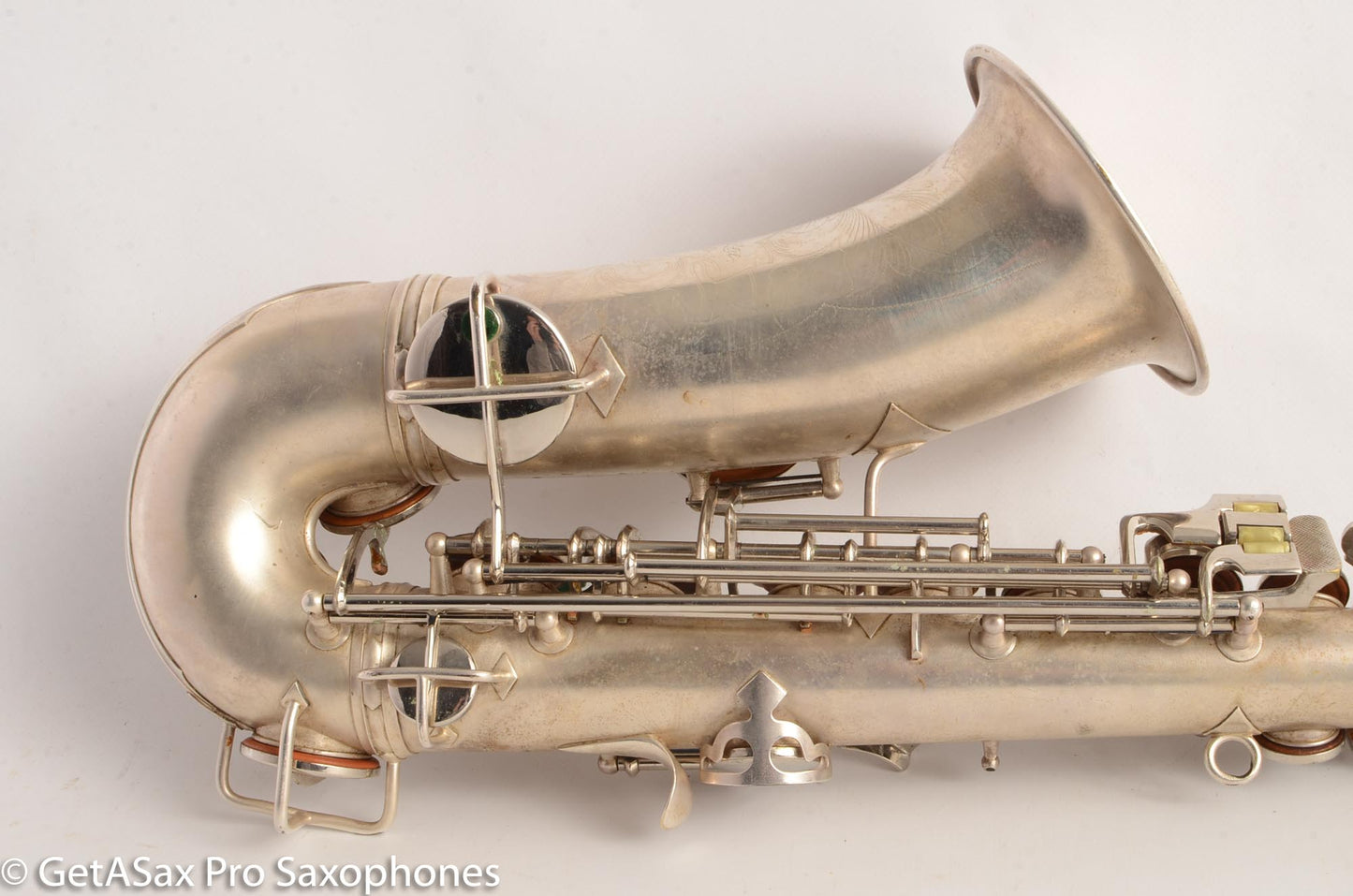 Conn New Wonder II Transitional Alto Saxophone Original Silver Old Pads 237954