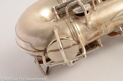 Conn New Wonder II Transitional Alto Saxophone Original Silver Old Pads 237954