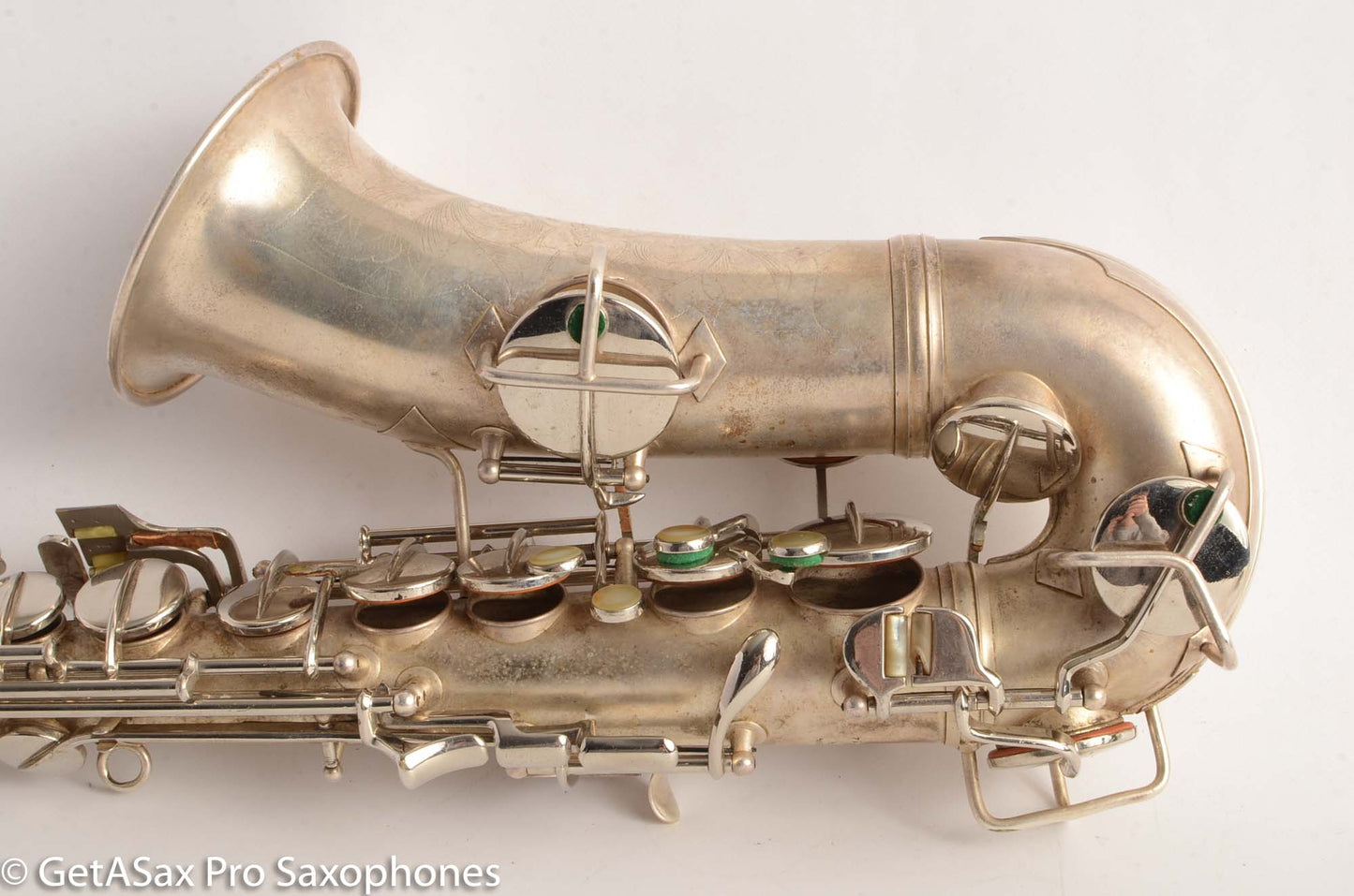 Conn New Wonder II Transitional Alto Saxophone Original Silver Old Pads 237954