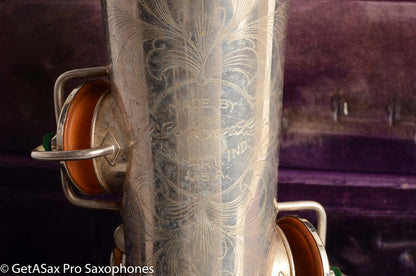 Conn New Wonder II Transitional Alto Saxophone Original Silver Old Pads 237954