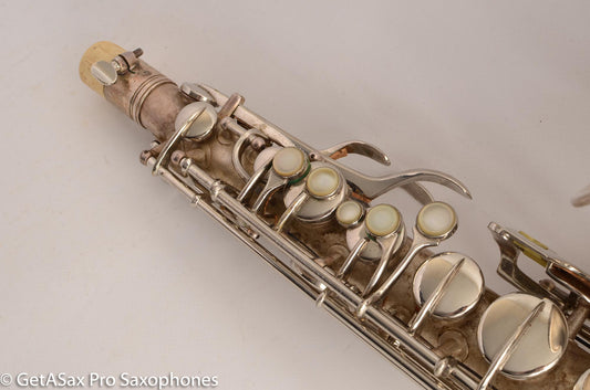 Conn New Wonder II Transitional Alto Saxophone Original Silver Old Pads 237954