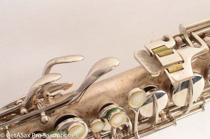 Conn New Wonder II Transitional Alto Saxophone Original Silver Old Pads 237954