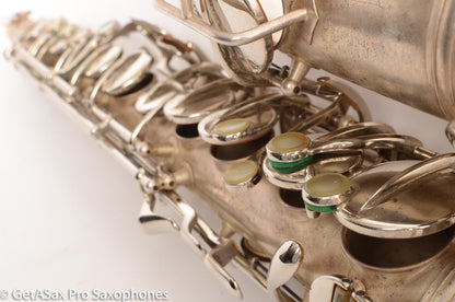 Conn New Wonder II Transitional Alto Saxophone Original Silver Old Pads 237954