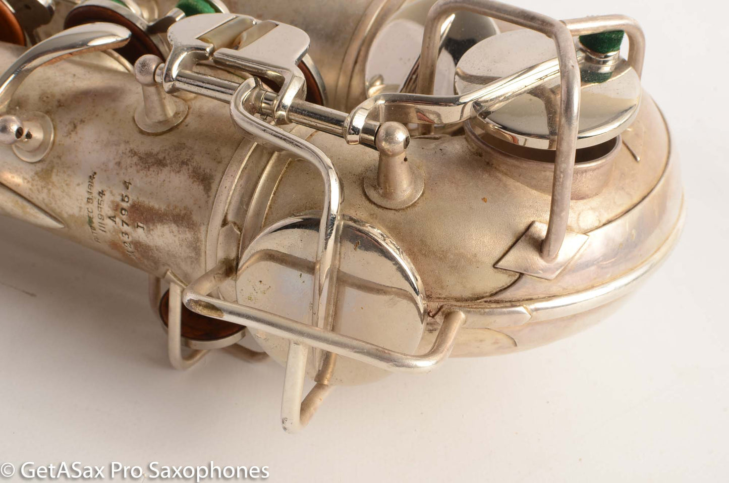 Conn New Wonder II Transitional Alto Saxophone Original Silver Old Pads 237954