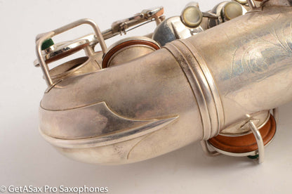 Conn New Wonder II Transitional Alto Saxophone Original Silver Old Pads 237954