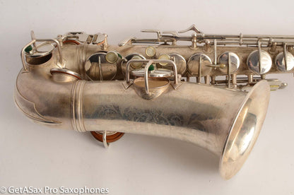 Conn New Wonder II Transitional Alto Saxophone Original Silver Old Pads 237954