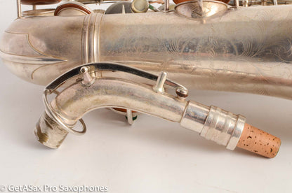 Conn New Wonder II Transitional Alto Saxophone Original Silver Old Pads 237954