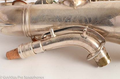 Conn New Wonder II Transitional Alto Saxophone Original Silver Old Pads 237954