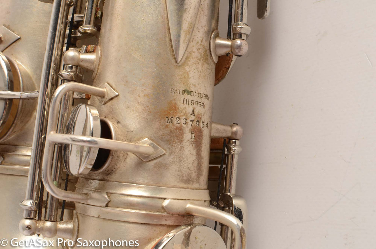 Conn New Wonder II Transitional Alto Saxophone Original Silver Old Pads 237954