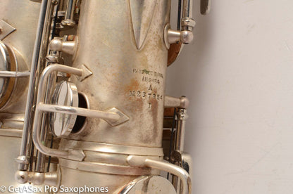 Conn New Wonder II Transitional Alto Saxophone Original Silver Old Pads 237954