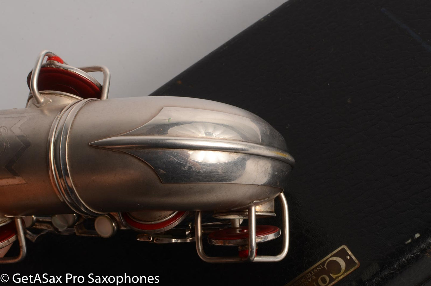 Conn 'Transitional' Art Deco-engraved Alto Original Silver, Overhauled!