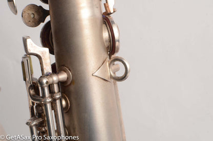 Conn 'Transitional' Art Deco-engraved Alto Original Silver, Overhauled!