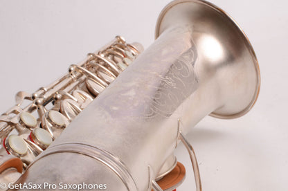 Conn 6M/NWII Transitional Alto Beautiful Original Silver Plate 248633