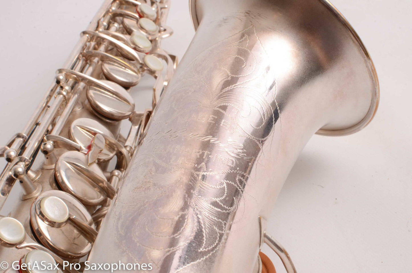 Conn 6M/NWII Transitional Alto Beautiful Original Silver Plate 248633