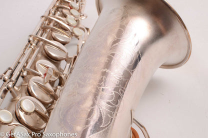 Conn 6M/NWII Transitional Alto Beautiful Original Silver Plate 248633