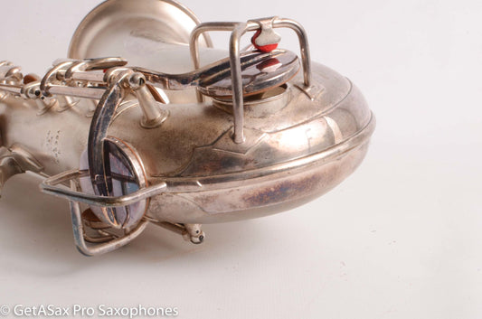 Conn 6M/NWII Transitional Alto Beautiful Original Silver Plate 248633