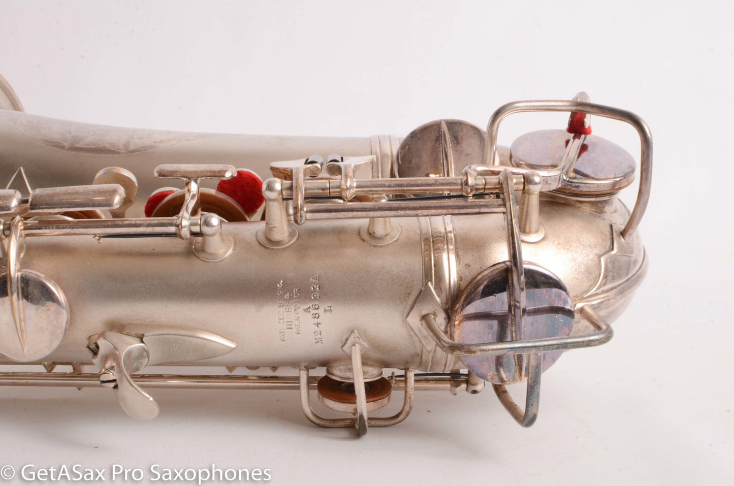 Conn 6M/NWII Transitional Alto Beautiful Original Silver Plate 248633