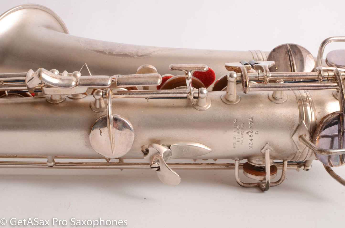 Conn 6M/NWII Transitional Alto Beautiful Original Silver Plate 248633