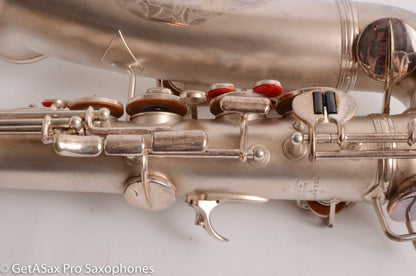 Conn 6M/NWII Transitional Alto Beautiful Original Silver Plate 248633
