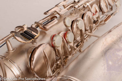 Conn 6M/NWII Transitional Alto Beautiful Original Silver Plate 248633