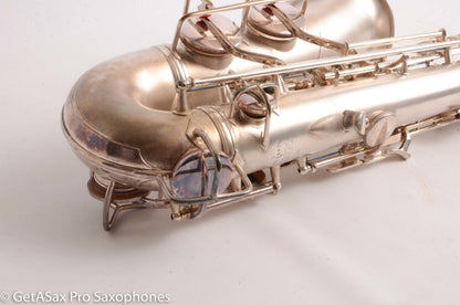 Conn 6M/NWII Transitional Alto Beautiful Original Silver Plate 248633