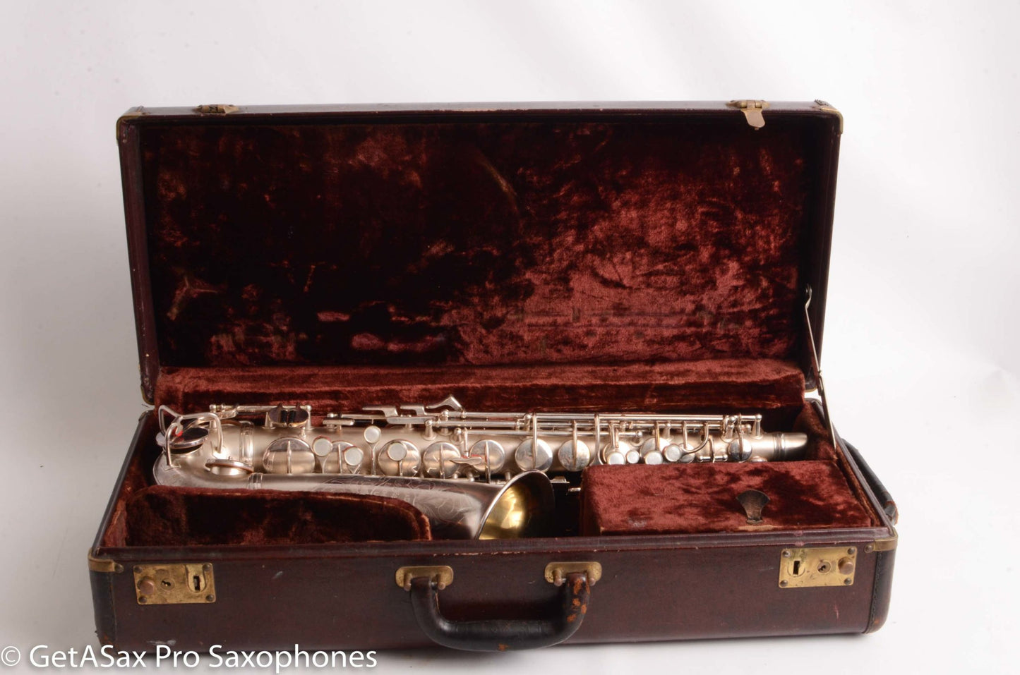 Conn 6M/NWII Transitional Alto Beautiful Original Silver Plate 248633