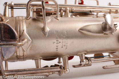 Conn 6M/NWII Transitional Alto Beautiful Original Silver Plate 248633