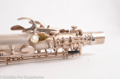Conn 6M/NWII Transitional Alto Beautiful Original Silver Plate 248633