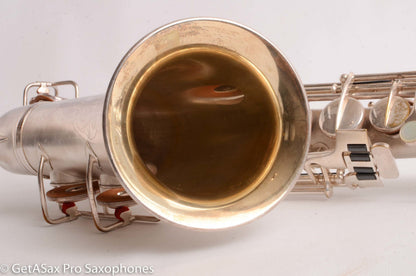 Conn 6M/NWII Transitional Alto Beautiful Original Silver Plate 248633