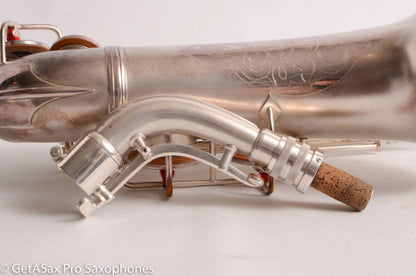Conn 6M/NWII Transitional Alto Beautiful Original Silver Plate 248633