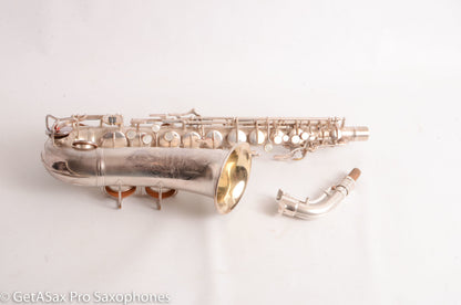 Conn 6M/NWII Transitional Alto Beautiful Original Silver Plate 248633
