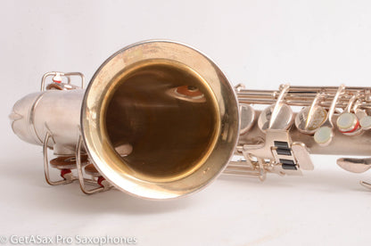 Conn 6M/NWII Transitional Alto Beautiful Original Silver Plate 248633