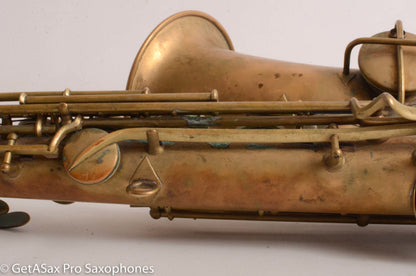 Conn Transitional C Melody Unlacquered Rare Late Example 239975