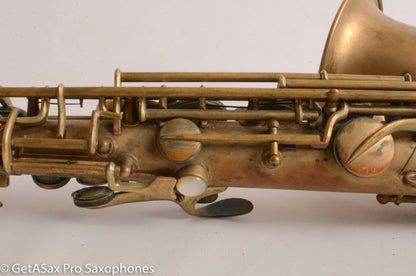 Conn Transitional C Melody Unlacquered Rare Late Example 239975