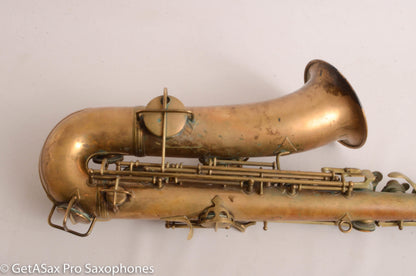 Conn Transitional C Melody Unlacquered Rare Late Example 239975