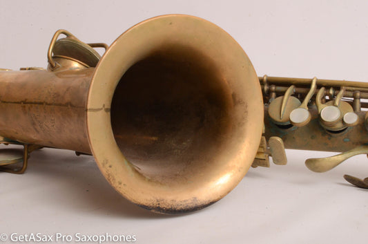 Conn Transitional C Melody Unlacquered Rare Late Example 239975