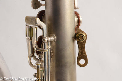 Conn 10M Transitional Tenor Saxophone 250009 Art Deco Silver Plate Recent Overhaul Outstanding!