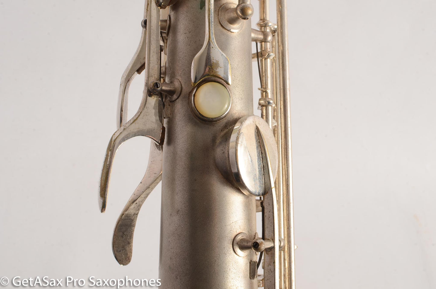 Conn 10M Transitional Tenor Saxophone 250009 Art Deco Silver Plate Recent Overhaul Outstanding!