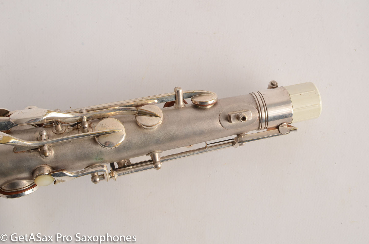 Conn 10M Transitional Tenor Saxophone 250009 Art Deco Silver Plate Recent Overhaul Outstanding!