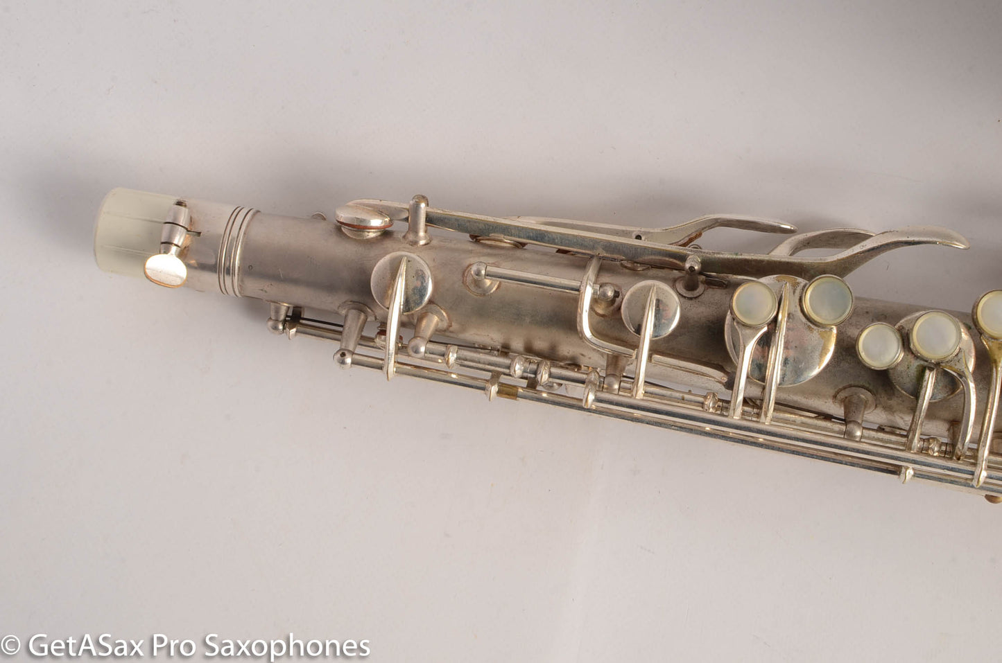 Conn 10M Transitional Tenor Saxophone 250009 Art Deco Silver Plate Recent Overhaul Outstanding!