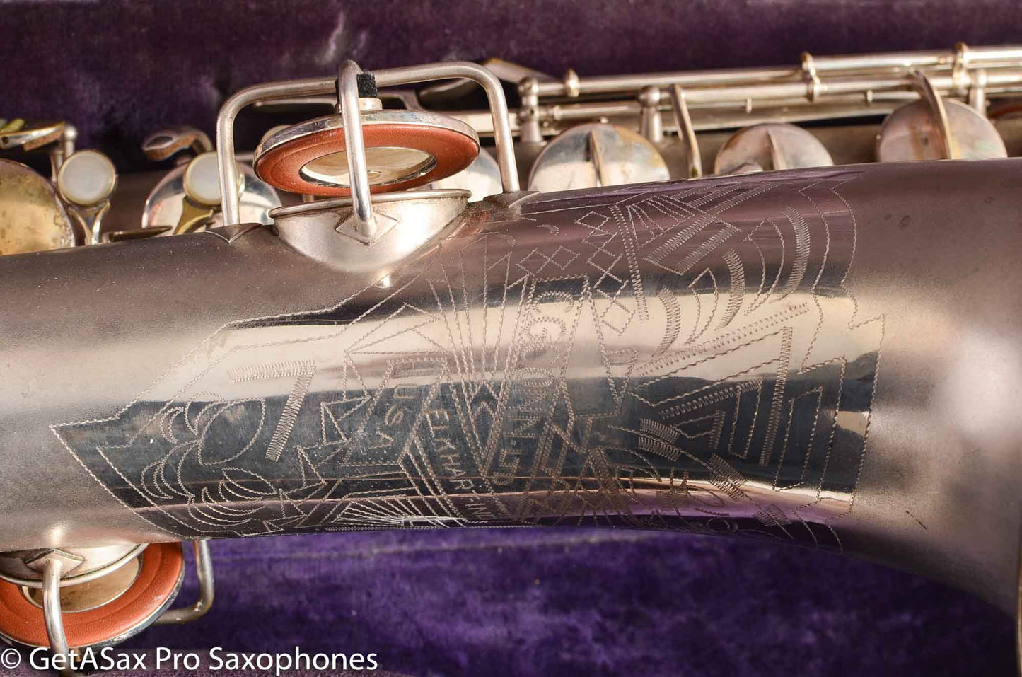 Conn 10M Transitional Tenor Saxophone 250009 Art Deco Silver Plate Recent Overhaul Outstanding!