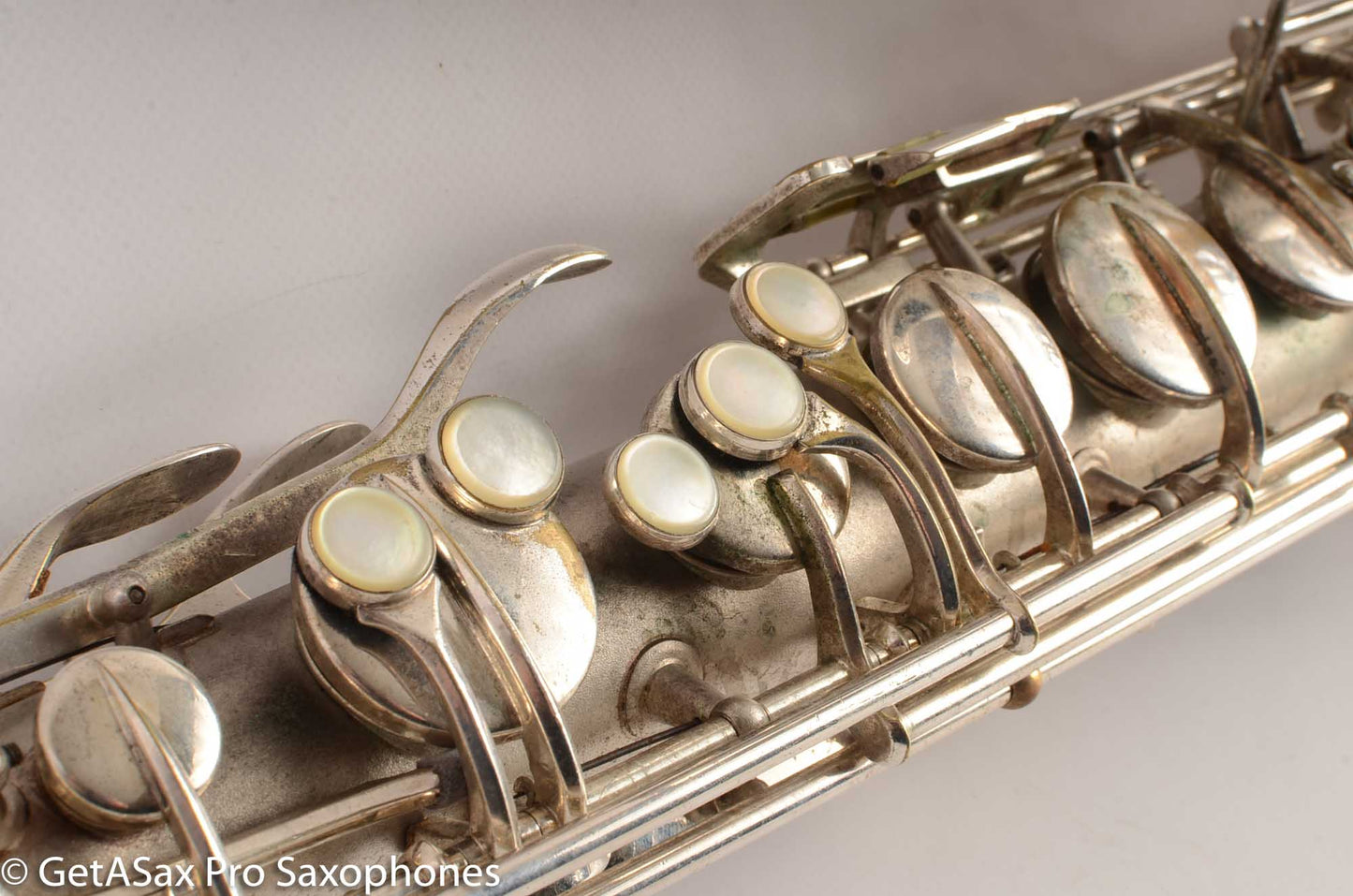 Conn 10M Transitional Tenor Saxophone 250009 Art Deco Silver Plate Recent Overhaul Outstanding!