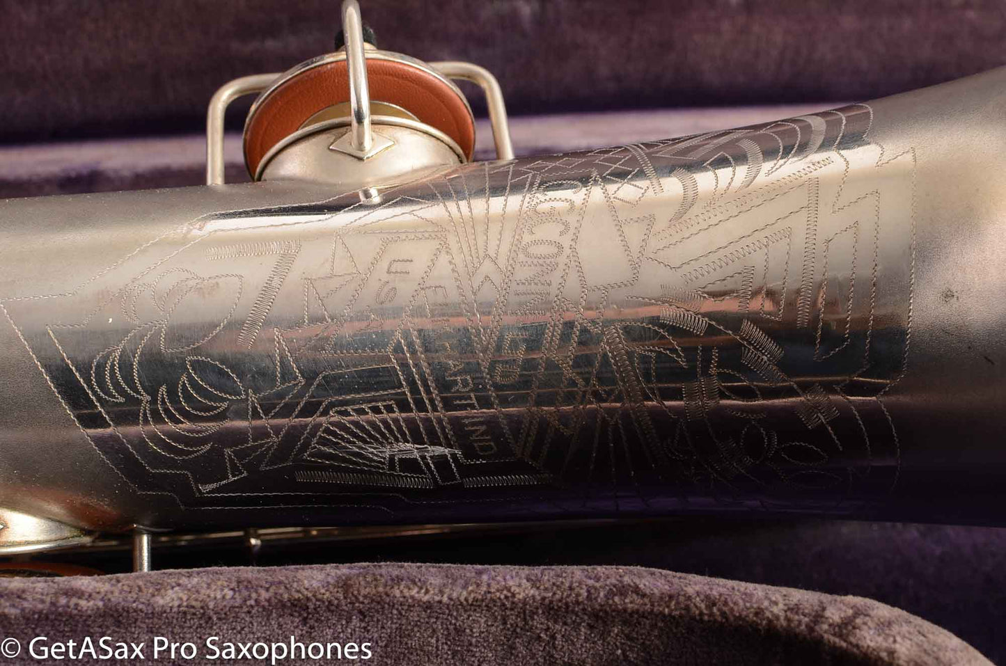 Conn 10M Transitional Tenor Saxophone 250009 Art Deco Silver Plate Recent Overhaul Outstanding!