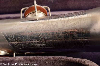 Conn 10M Transitional Tenor Saxophone 250009 Art Deco Silver Plate Recent Overhaul Outstanding!