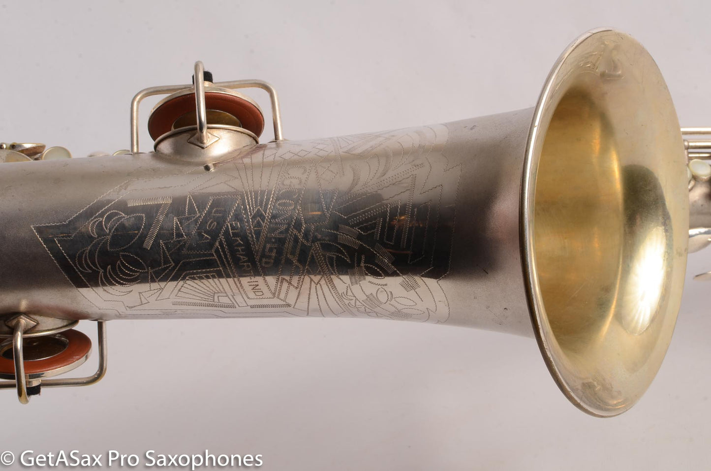 Conn 10M Transitional Tenor Saxophone 250009 Art Deco Silver Plate Recent Overhaul Outstanding!