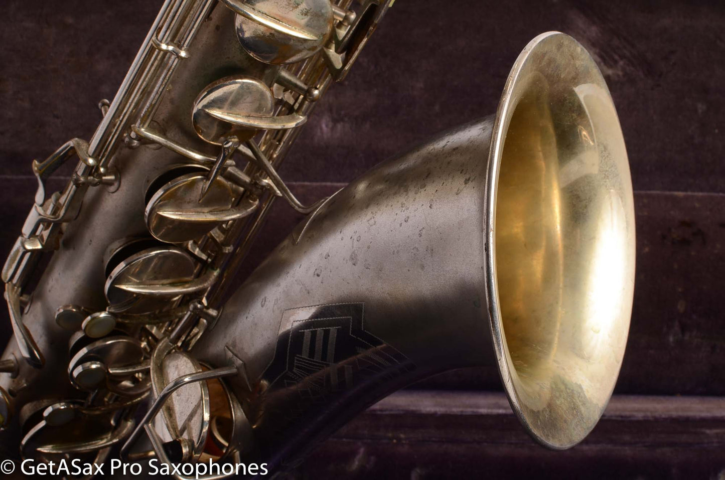 Conn 10M Transitional Tenor Saxophone 250009 Art Deco Silver Plate Recent Overhaul Outstanding!