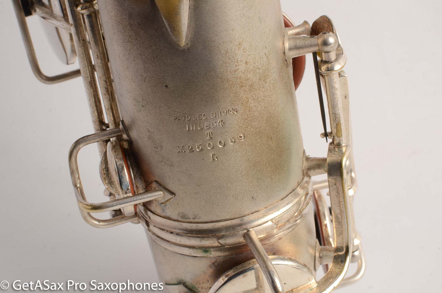 Conn 10M Transitional Tenor Saxophone 250009 Art Deco Silver Plate Recent Overhaul Outstanding!